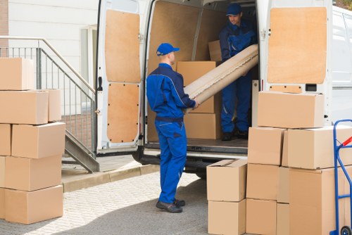 Office removals team planning a commercial move in Kenton