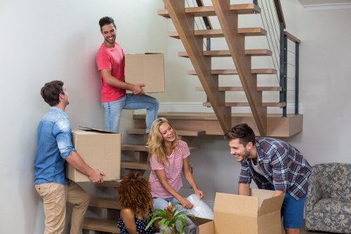 Moving van service planned for a home move in Kenton