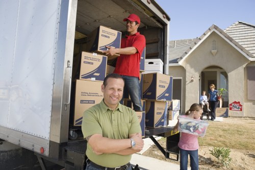 Professional moving van in Kenton handling residential transport