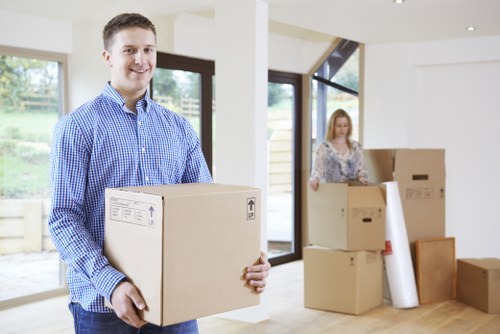 Careful loading and transport during a Kenton removal service