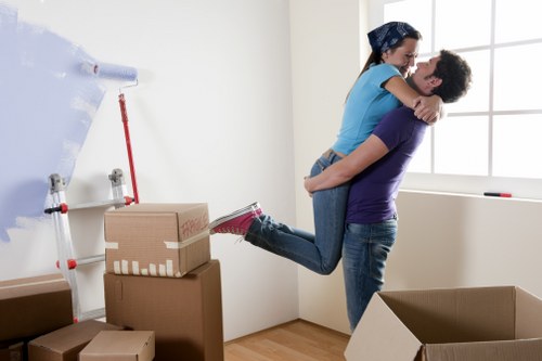 Loading furniture into a removal van for a Kenton home move