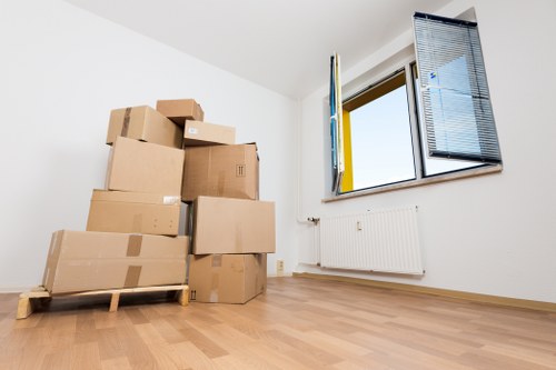 Careful handling of household furniture during a Kenton move