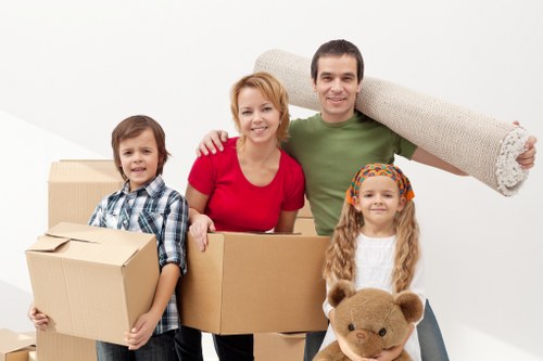 Local moving assistance in Kenton with furniture and boxes