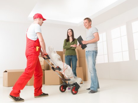 A local removals van supporting a Kenton home move