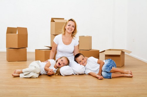 Van loading furniture and boxes for Kenton customers
